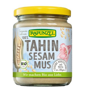 Tahini Sesame Paste Unsalted Organic, 250g