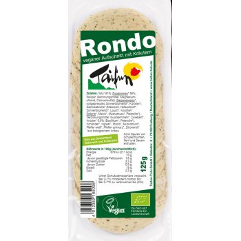Vegan Slices Rondo Organic, 125g