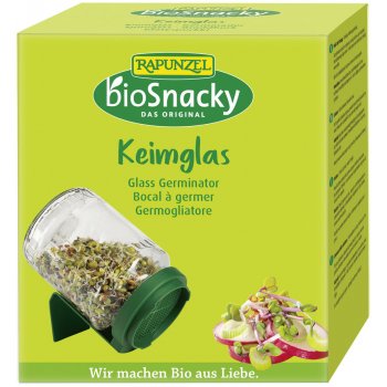 bioSnacky Glass Jar Sprouter