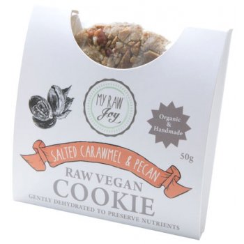 Cookie Raw Salted Caramel & Pecan Organic, 50g