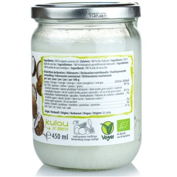 Oil Virgin Coconut Organic, 450ml