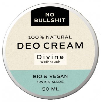 Deo Cream Divine No Bullsh!t #plasticfree, 50ml