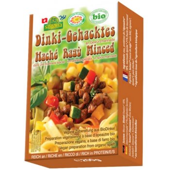 Dinki Spelt Mince Vegan Marinated Organic, 200g