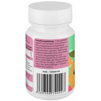 Vitamin D3 + K2 for children Vegan, 120 chewable tablets