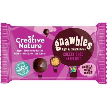 Creative Nature Gnawbles - Hazelnot Chocolate, 30g