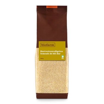 Durum Wheat Semolina Organic, 500g