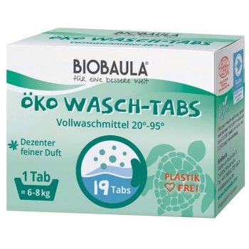 BioBaula Eco Wash Tabs, 19 pcs