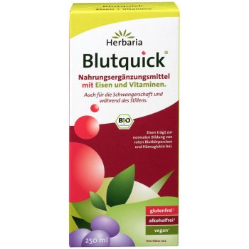 Herbaria Blutquick au fer et aux vitamines Bio, 250ml