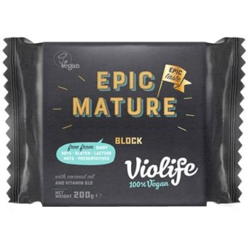 Violife Block Epic Mature vegan alternative to Cheddar, 200g
