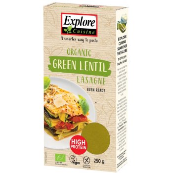 Explore Cuisine Lasagne made from Green Lentils Organic, 250g