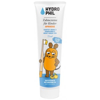 Kids Toothpaste Apricot with fluoride - Mouse, 75ml