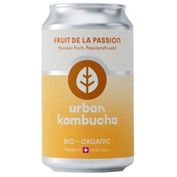 Kombucha Urban Passion Fruit Organic, 330ml