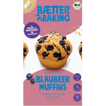 Baking Mix Blueberry Muffins with ancient grains Organic, 360g