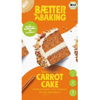Baking Mix Carrot Cake with Buckwheat Organic, 380g